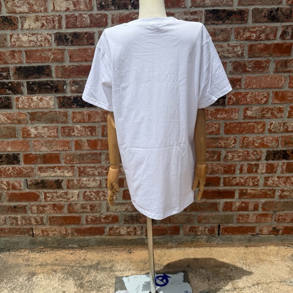 NWOT “All Sugar No Daddy” Retro Barbiecore White and Pink T Shirt /Avail in L - Picture 10 of 11